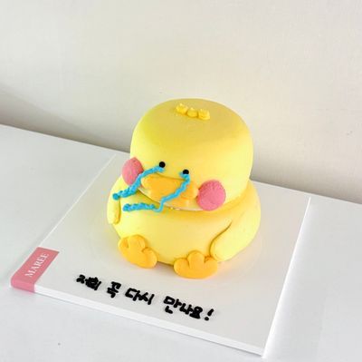 병아리 입체 이미지