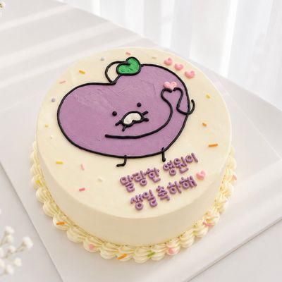 레터링케이크 이미지
