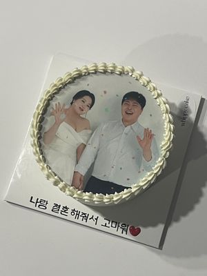 포토 케이크 주문서 이미지