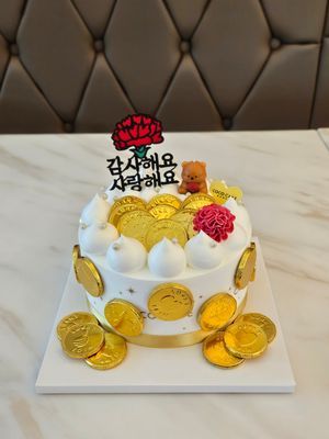 땡스보화케이크 이미지