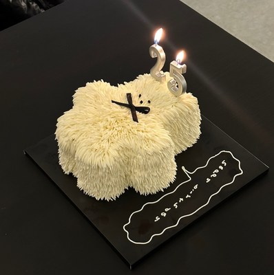 플러피 버니 케이크 fluffy bunny cake 이미지