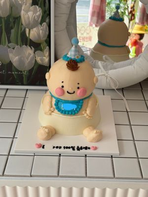 아기 케이크 이미지