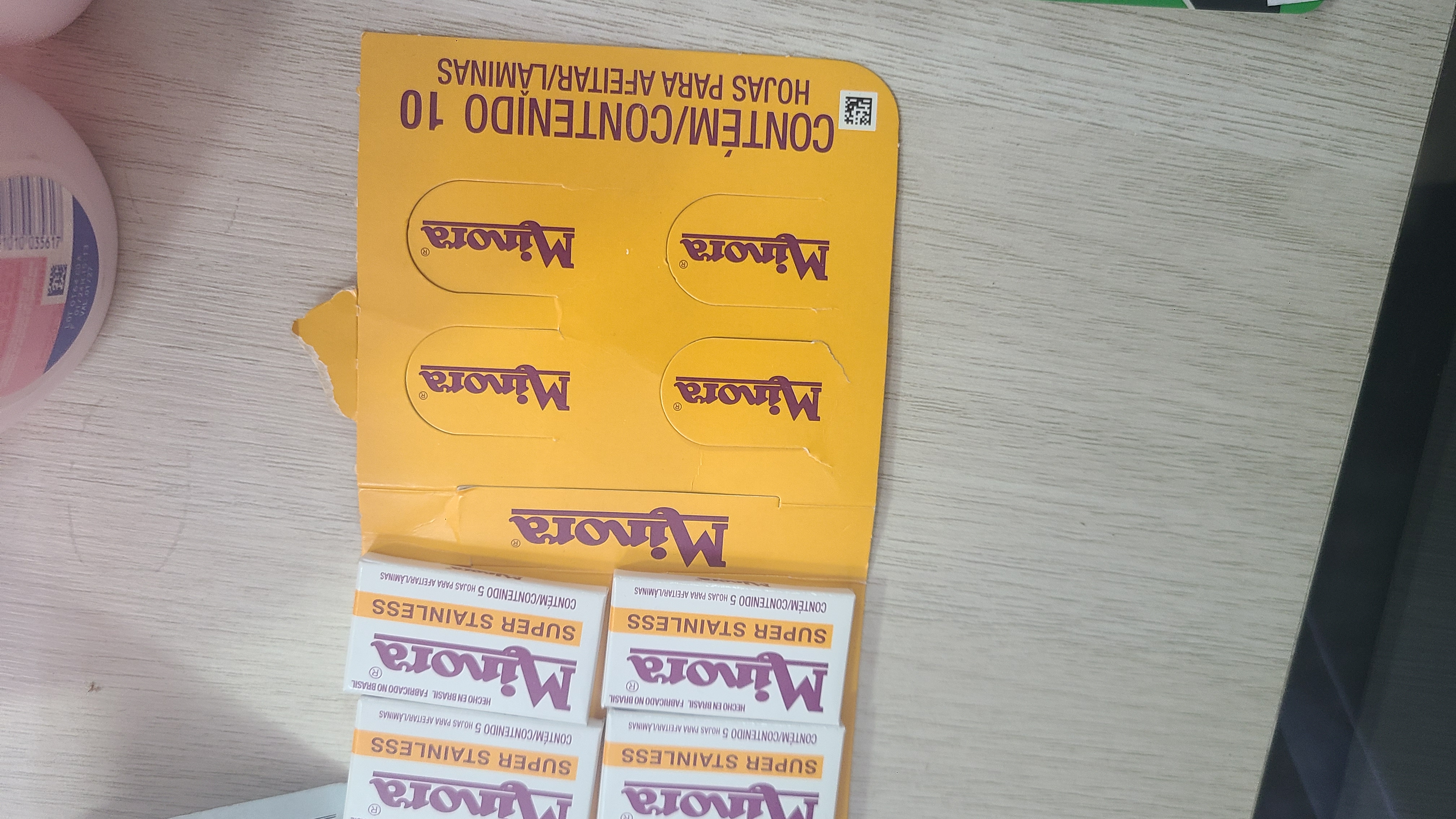 CUCHILLA MINORA 20 CAJAS X 5 UNDS PROCTER & GAMBLE