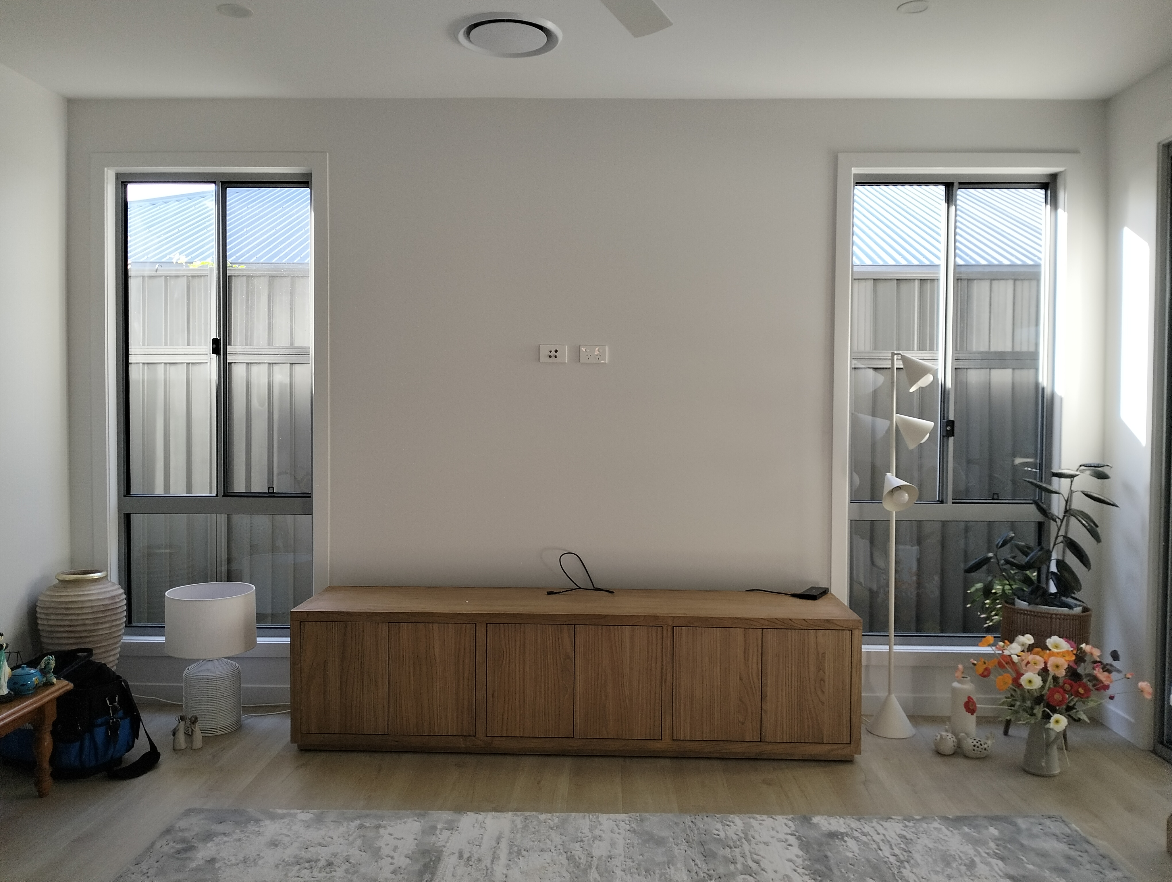 Clean 75-inch Samsung TV Installation in Greenbank: The Ultimate Living Room Upgrade — Dead Level TV Installation, Greenbank