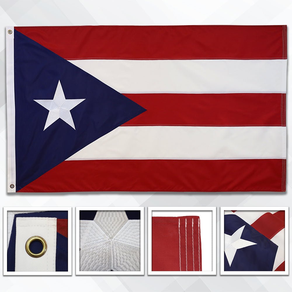 02849 VEVOR Puerto Rico Flag Heavy Duty Outdoor Fl, stock photo — view 1