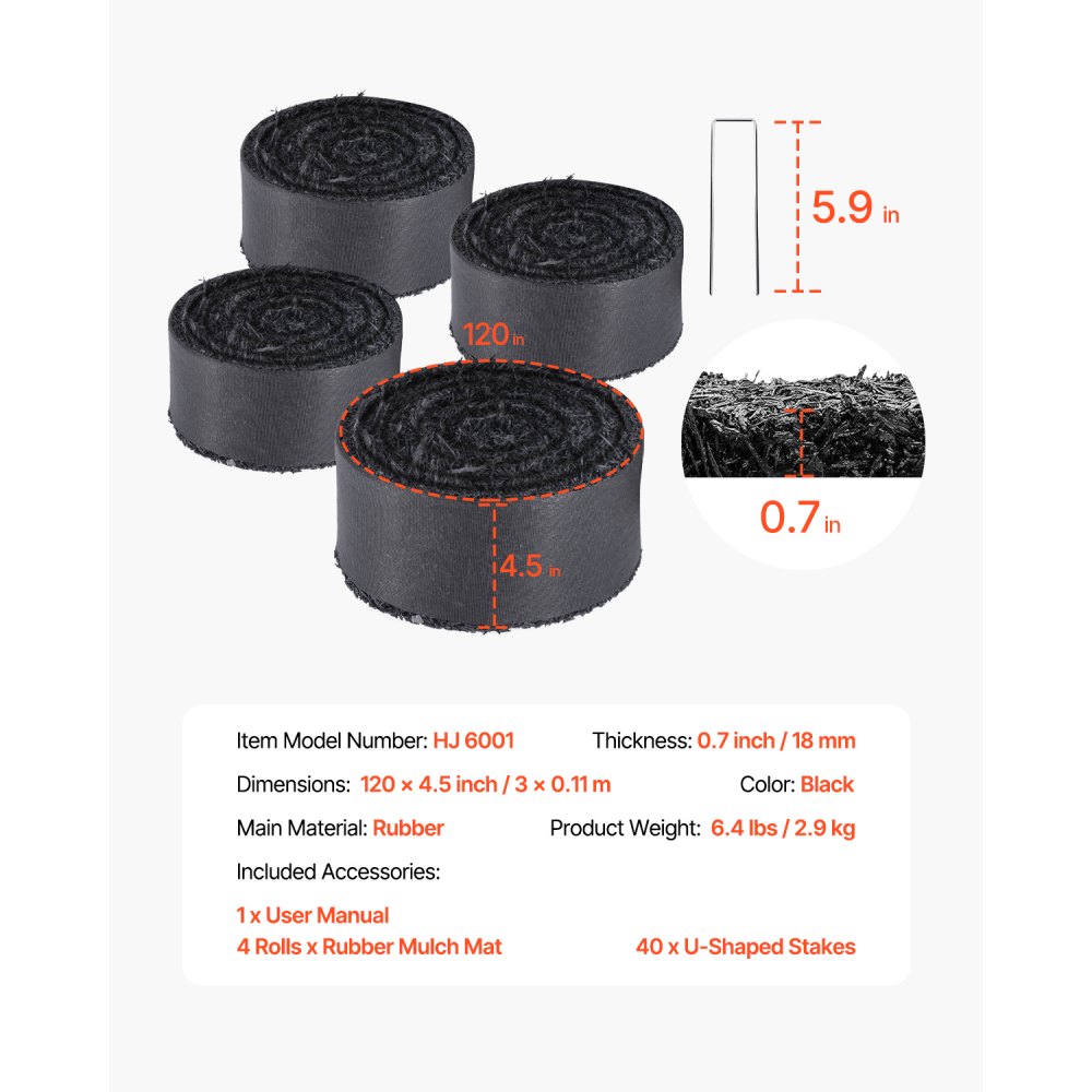 02551 VEVOR Rolled Landscape Edging with Metal U-P detail photo 19