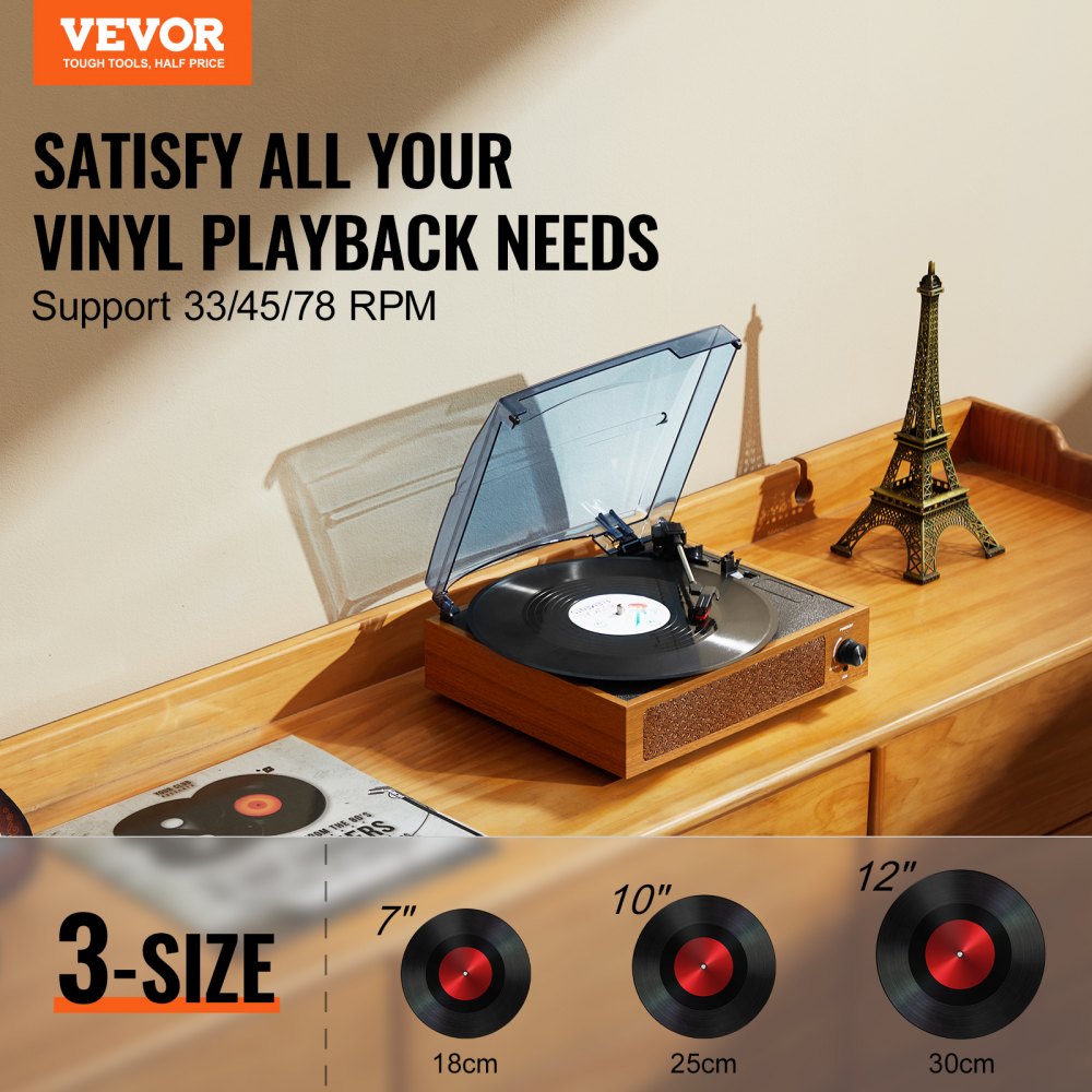 02928 VEVOR Gramophone Model JBC-01 Vinyl Record P detail photo 2