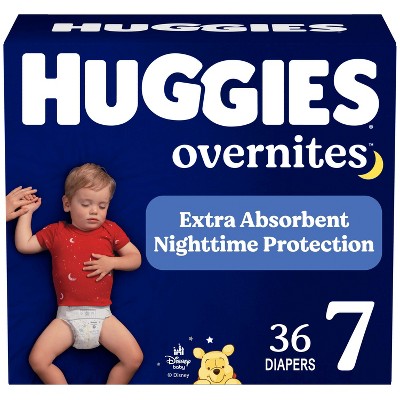 03387 Huggies Overnites Overnight Baby Diapers Siz, stock photo — view 1