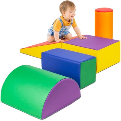 03415 Toddler Foam Climbing Blocks 5-Piece Soft Pl, stock photo — view 1