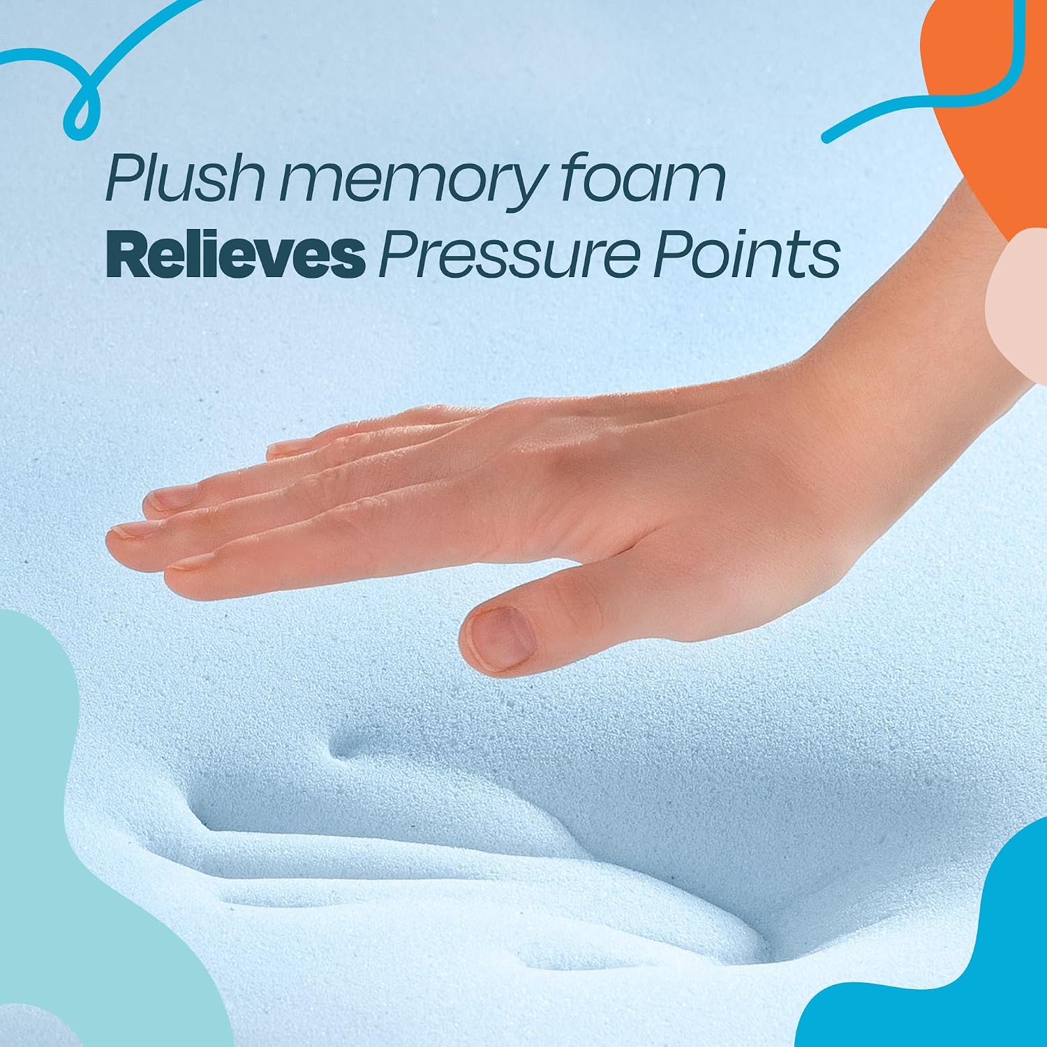 03219 Linenspa 3 Inch Gel Infused Memory Foam Matt detail photo 3