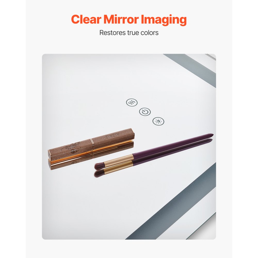 02913 LED Lighted Bathroom Vanity Mirror with Powe detail photo 5
