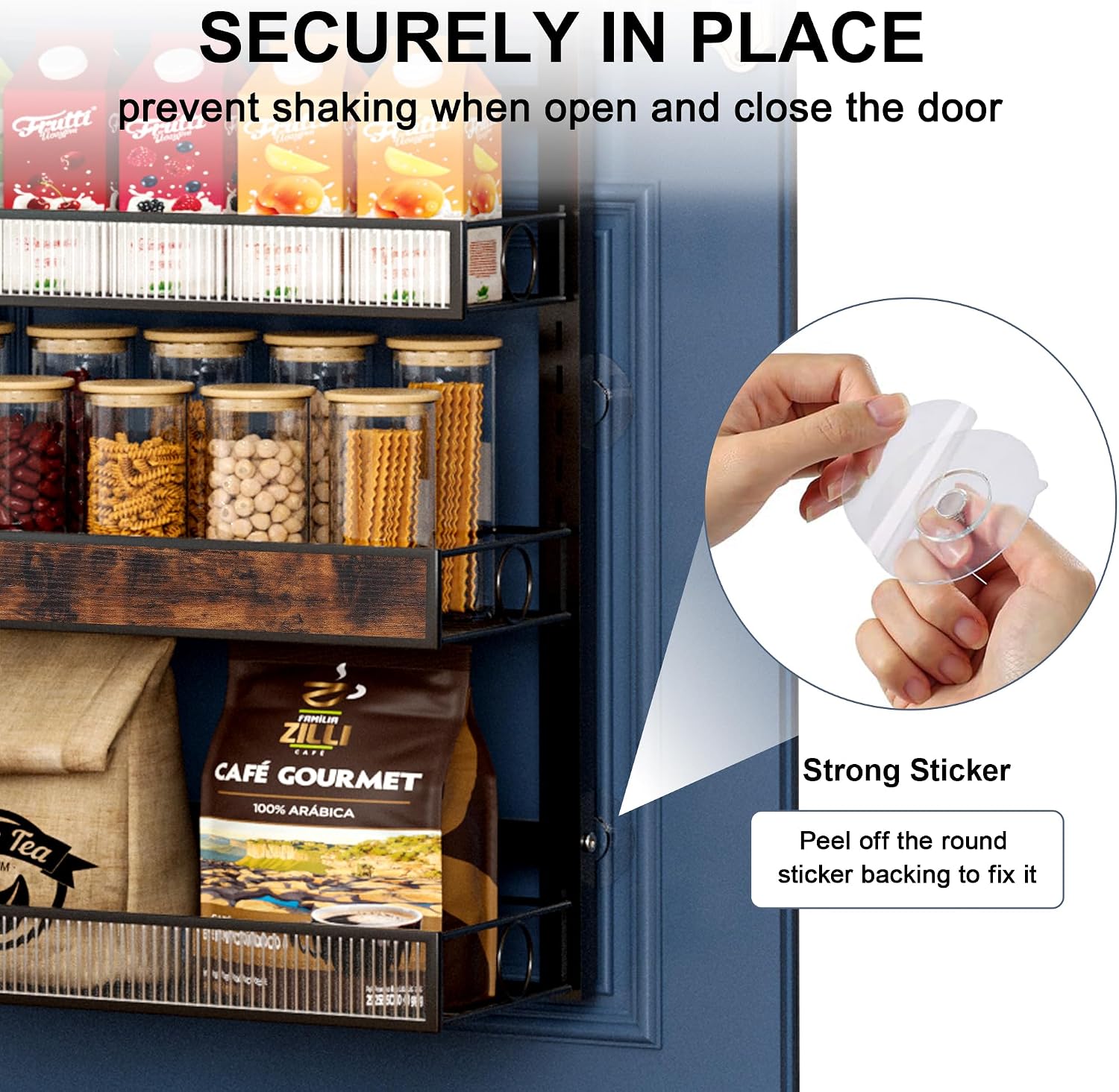 02886 Clothink 8 Tier Over The Door Pantry Organiz detail photo 5