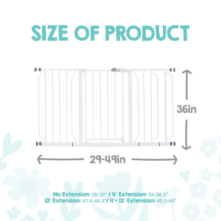 03438 Regalo Widespan Extra Tall Safety Gate Model detail photo 2