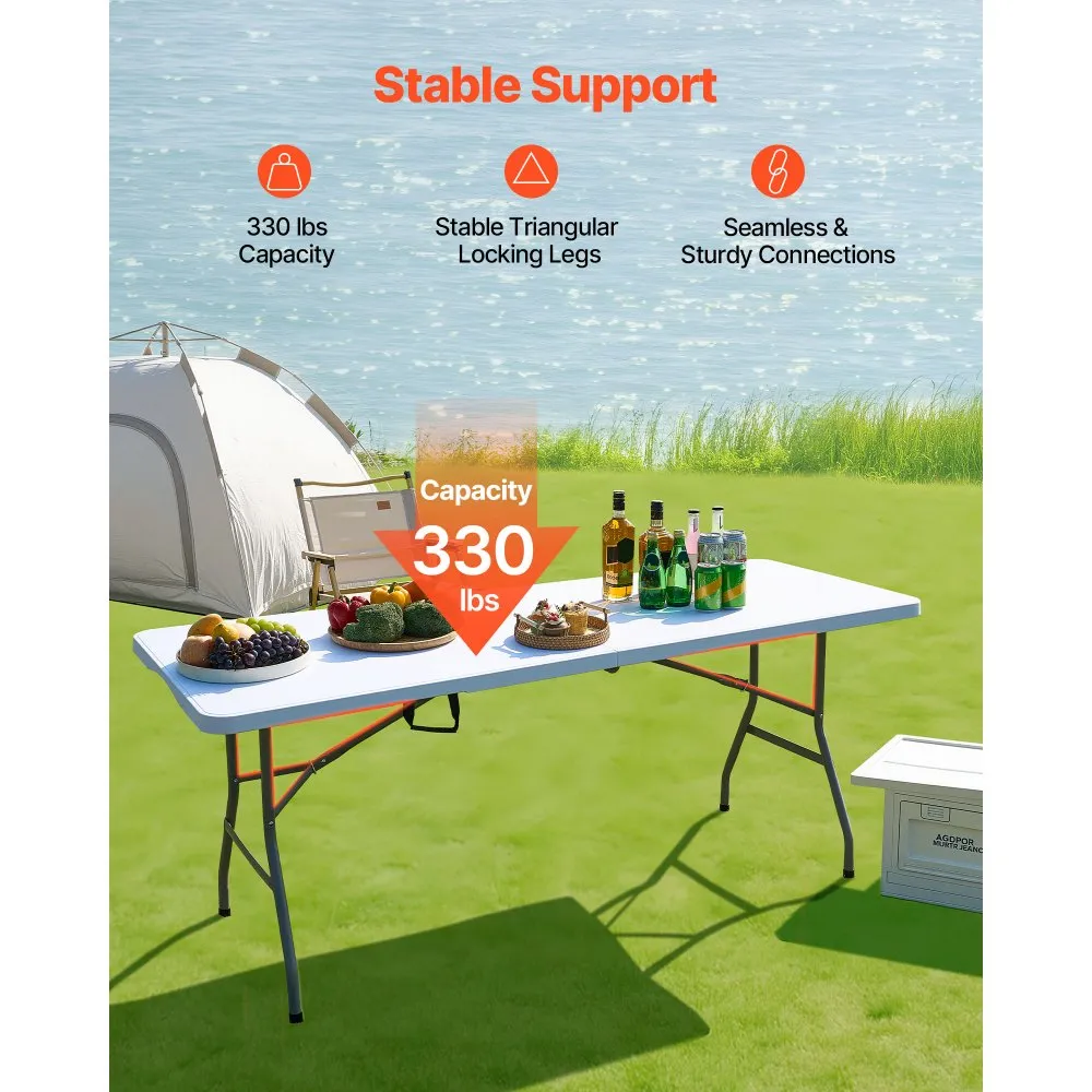 03472 VEVOR YX01-220 Folding Table Portable Utilit detail photo 3