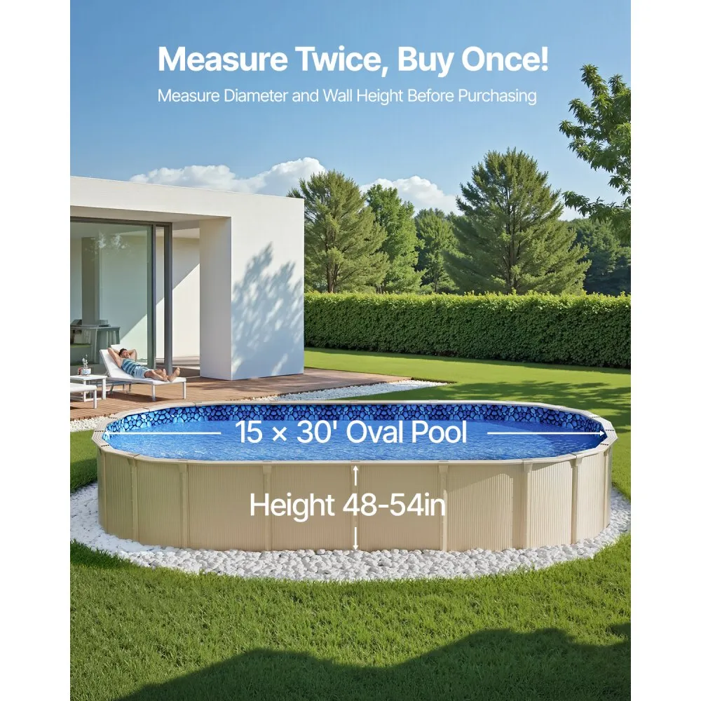 03019 VEVOR Above Ground Pool Liner Open Box As Is detail photo 3