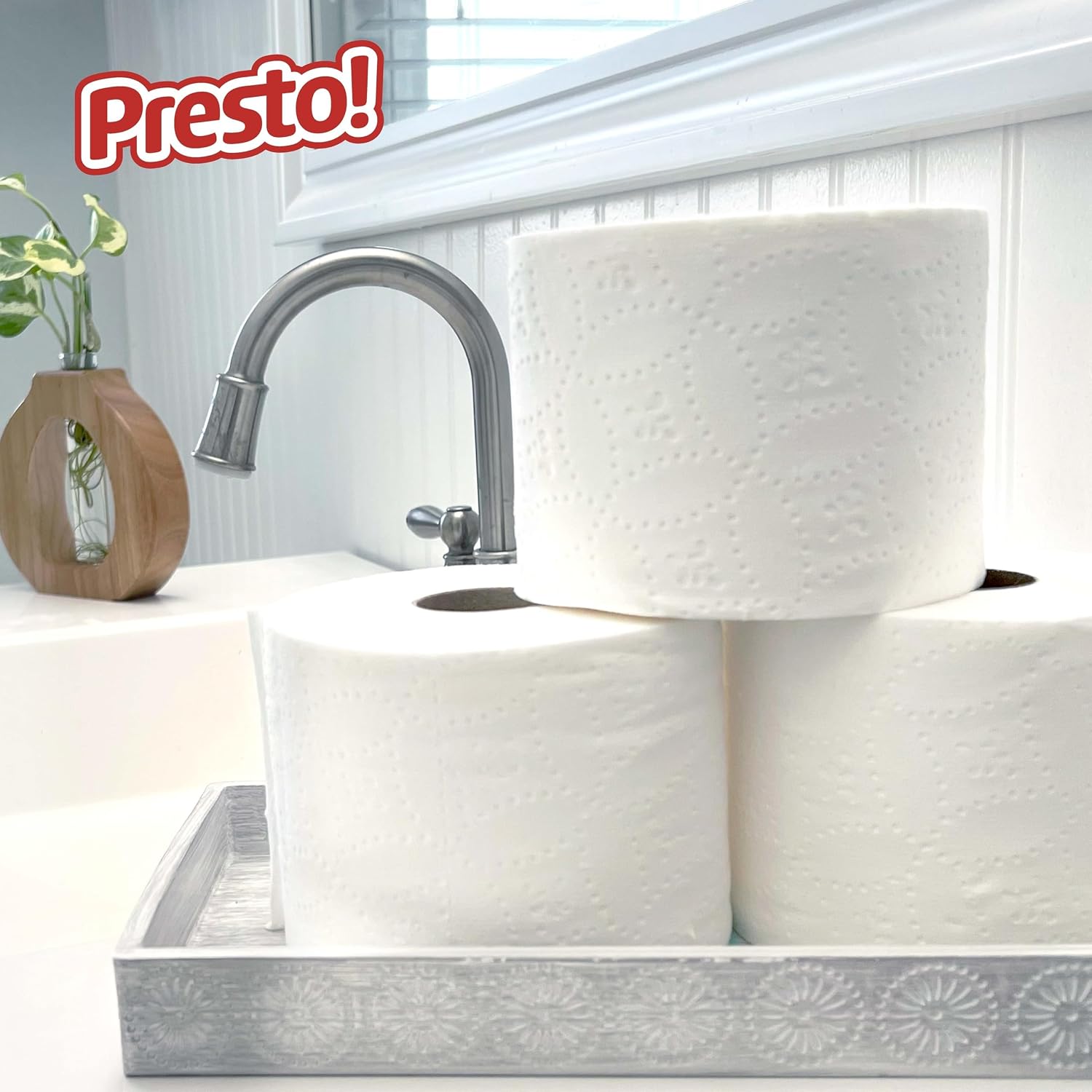 02880 Presto! Ultra-Strong Toilet Paper 24 Family detail photo 4