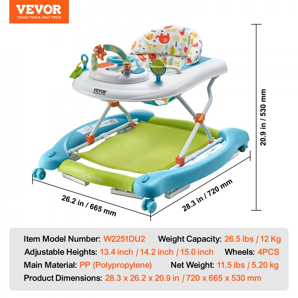 03431 VEVOR Baby Walker Multi-Function Infant Acti detail photo 7