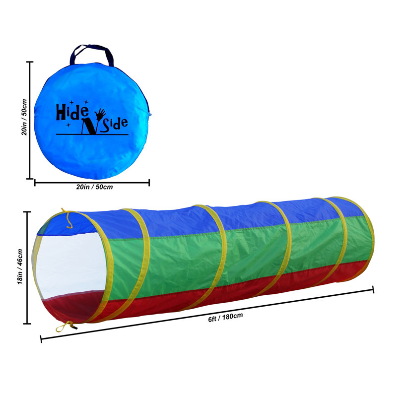 02906 Hide N Side Pop Up Play Tunnel for Kids Play detail photo 2