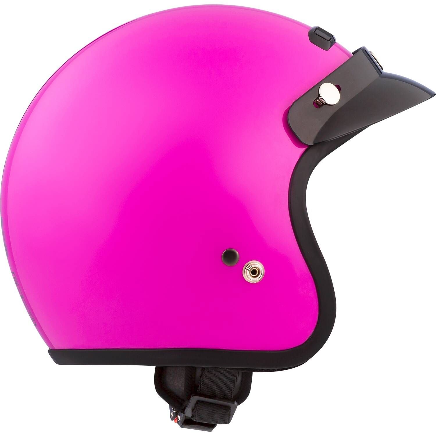 03447 Kids Pink Unicorn Open Face Motorcycle Helme detail photo 2