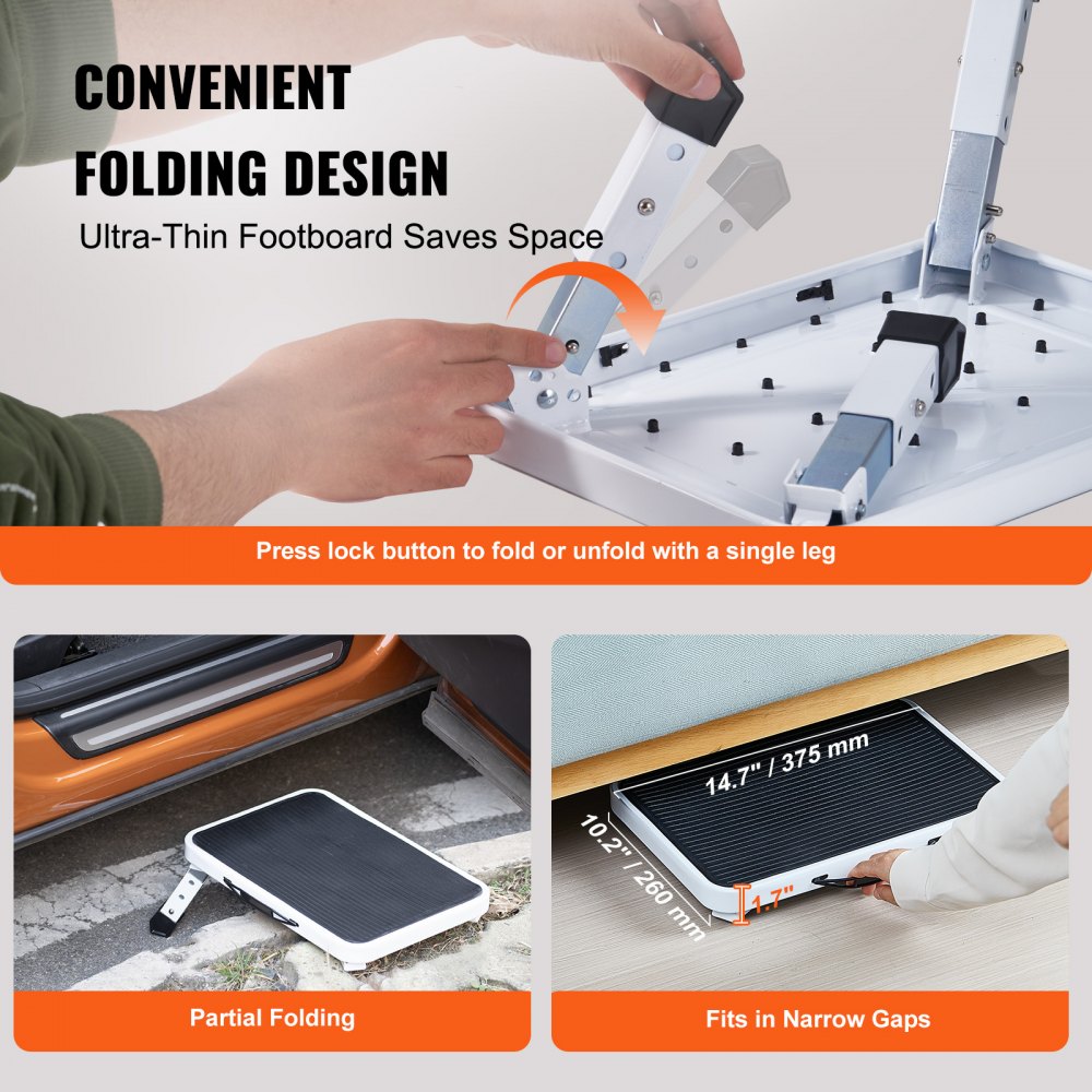 02844 VEVOR Foldable Platform Step Stool Model WK2 detail photo 4