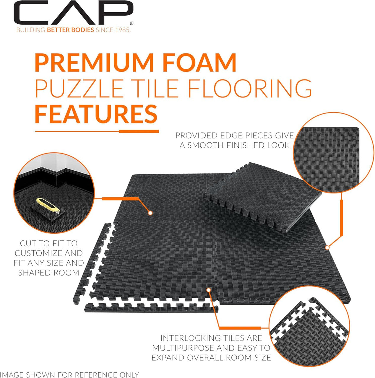 03485 CAP Barbell Interlocking EVA Foam Puzzle Exe detail photo 4
