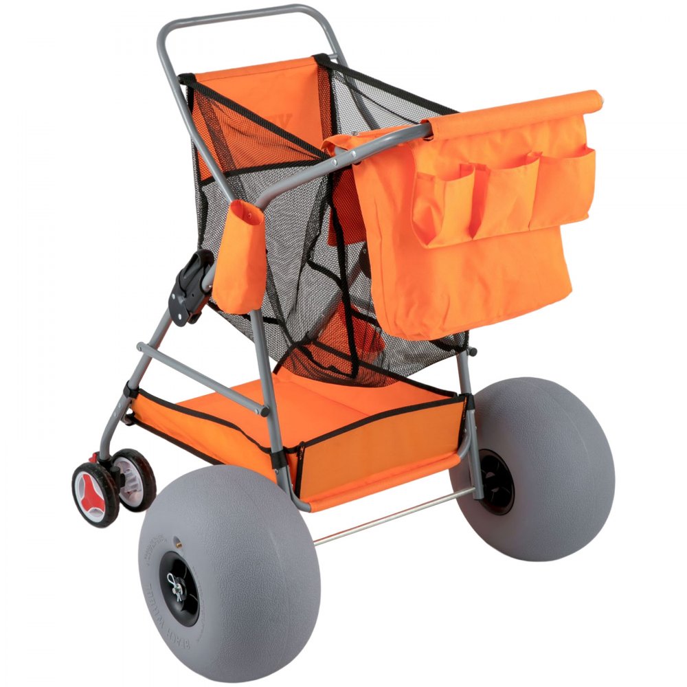 02561 VEVOR Orange Beach Cart with 12-Inch Balloon detail photo 9