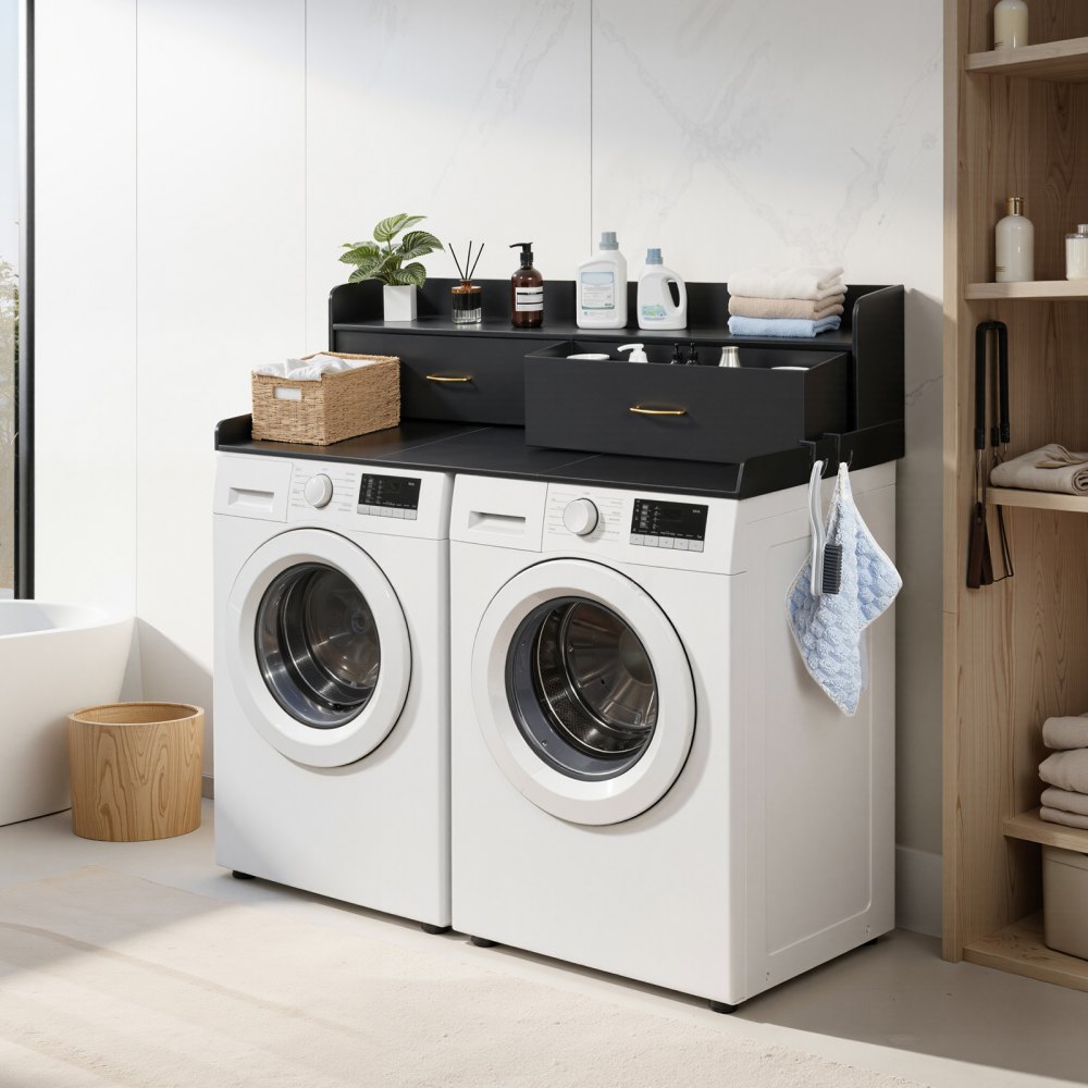 02616 VEVOR Washer and Dryer Countertop Wood Laund detail photo 9