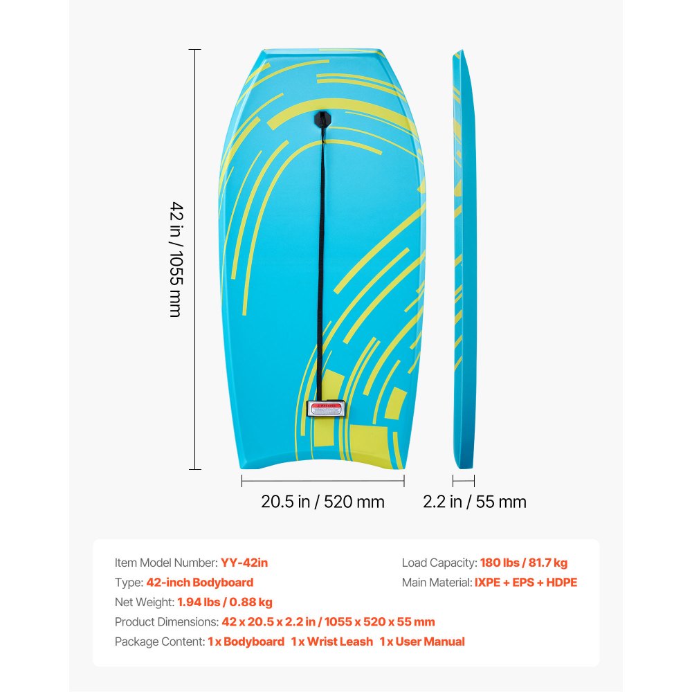 02614 VEVOR Surf Board Model YY-42in Water Sports detail photo 7