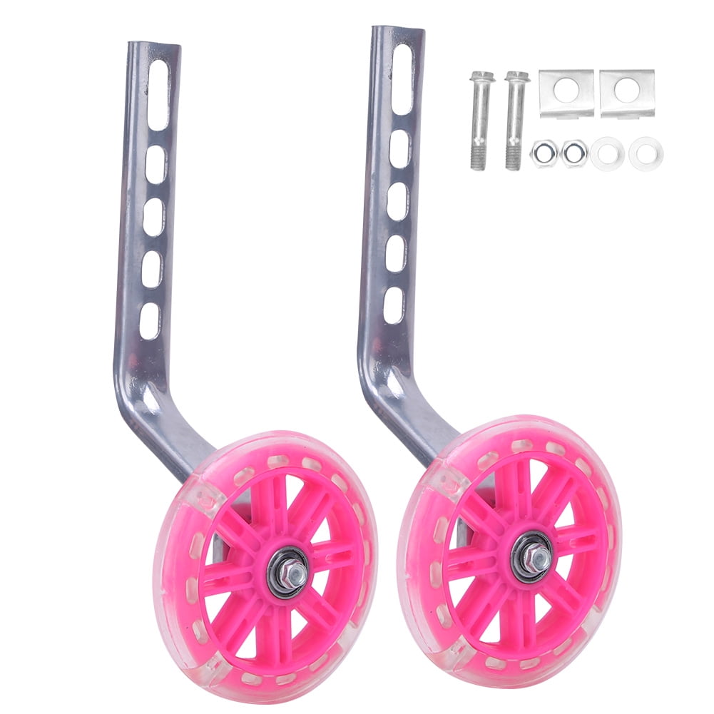 03421 Pink Bicycle Training Wheels and Pedals — St, stock photo — view 1