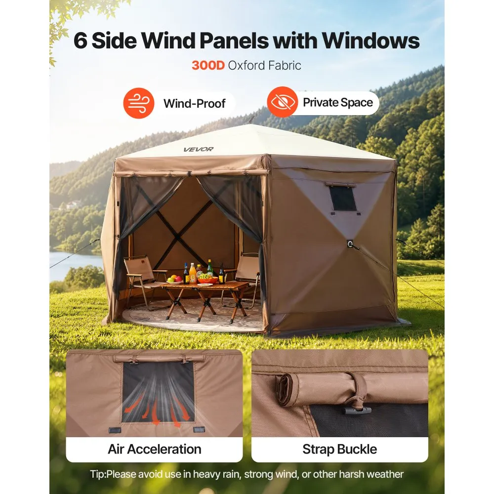 02585 VEVOR Camping Gazebo Screen Tent Models FY-0 detail photo 4