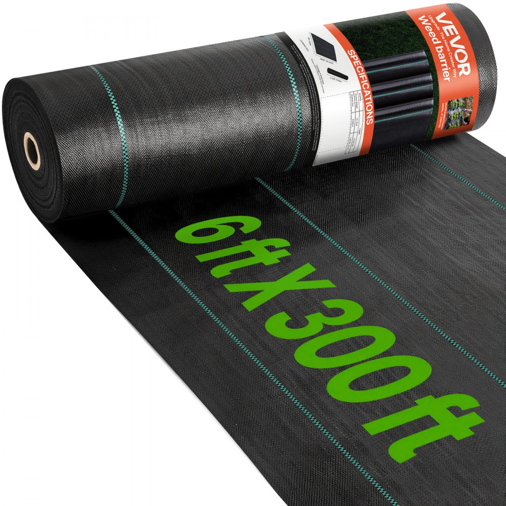 03012 VEVOR Weed Barrier Fabric 6 x 300 FT Heavy D, stock photo — view 1