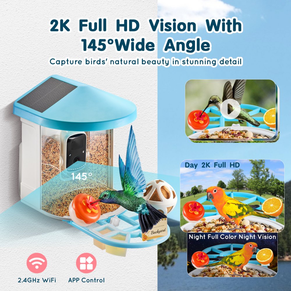 02854 Vitalco Smart Bird Feeder with Camera and So detail photo 4
