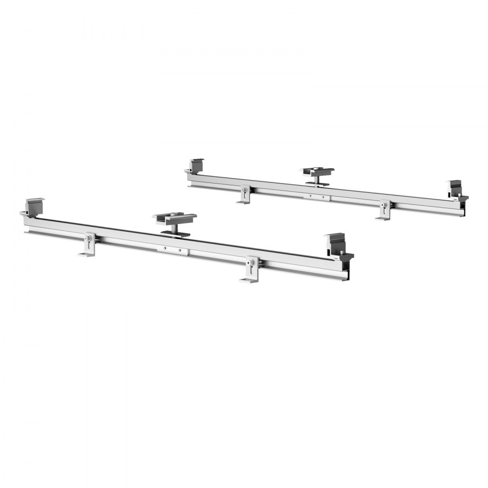 02635 Black Solar-Panel Mounting Rails with End Ca detail photo 10