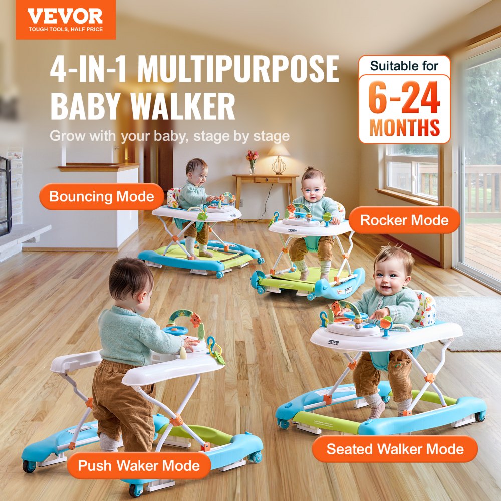 03431 VEVOR Baby Walker Multi-Function Infant Acti detail photo 2