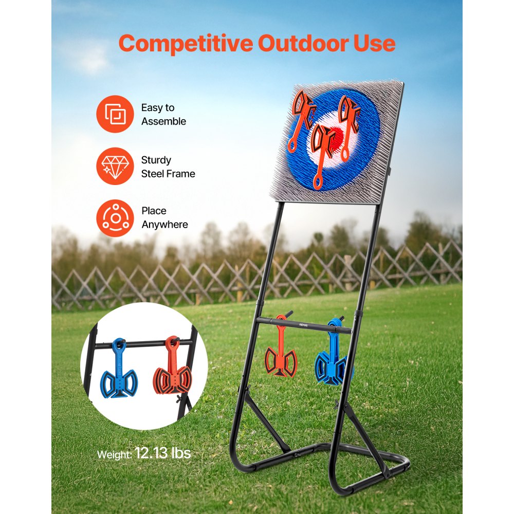 02853 Outdoor Yard Game Set With Target Board And detail photo 2