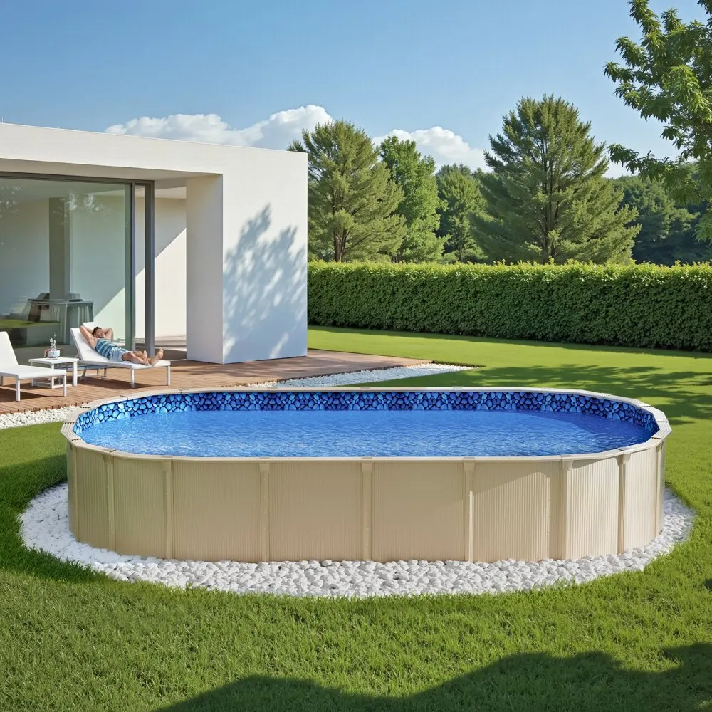 03019 VEVOR Above Ground Pool Liner Open Box As Is detail photo 8