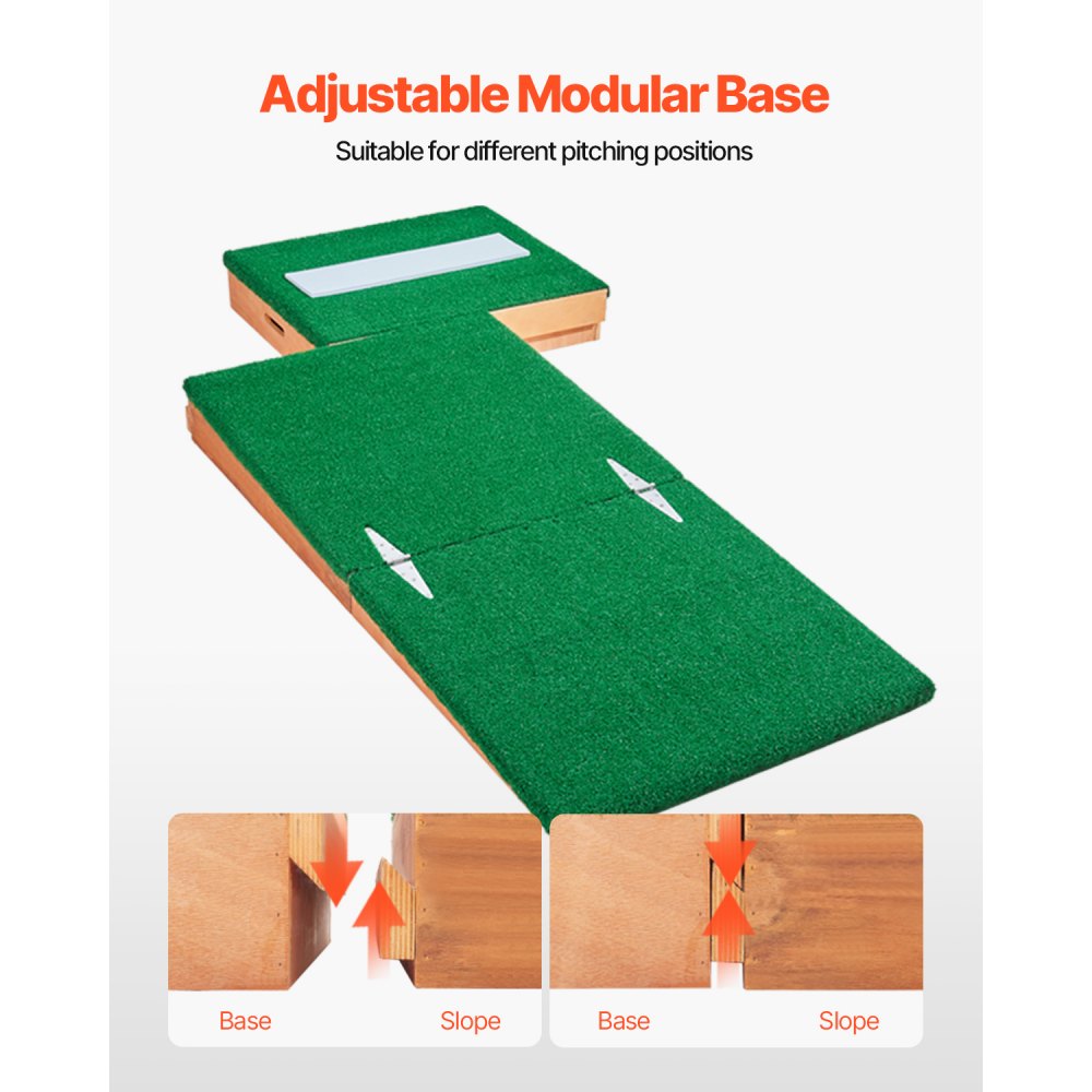 02586 VEVOR Rectangular Pitching Mound PGK-TU2 Bas detail photo 6