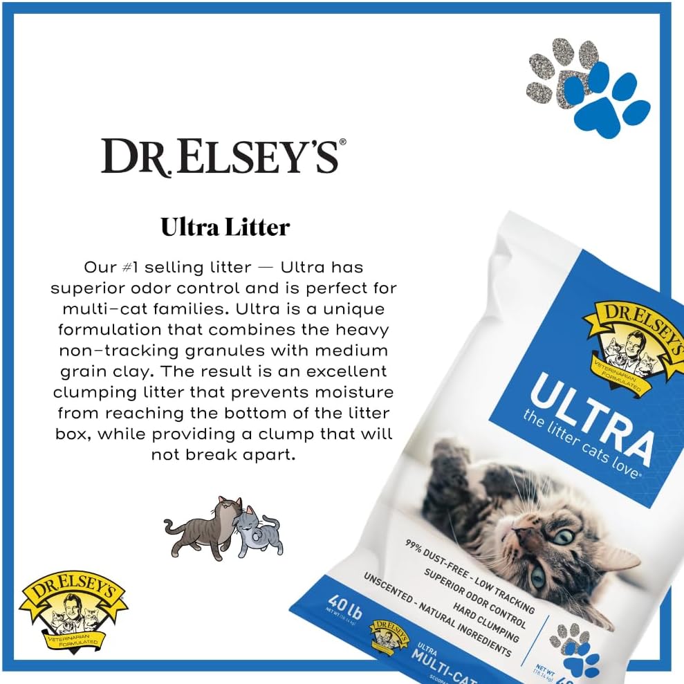 02862 Dr. Elsey's Ultra Cat Litter Unscented Hard detail photo 5