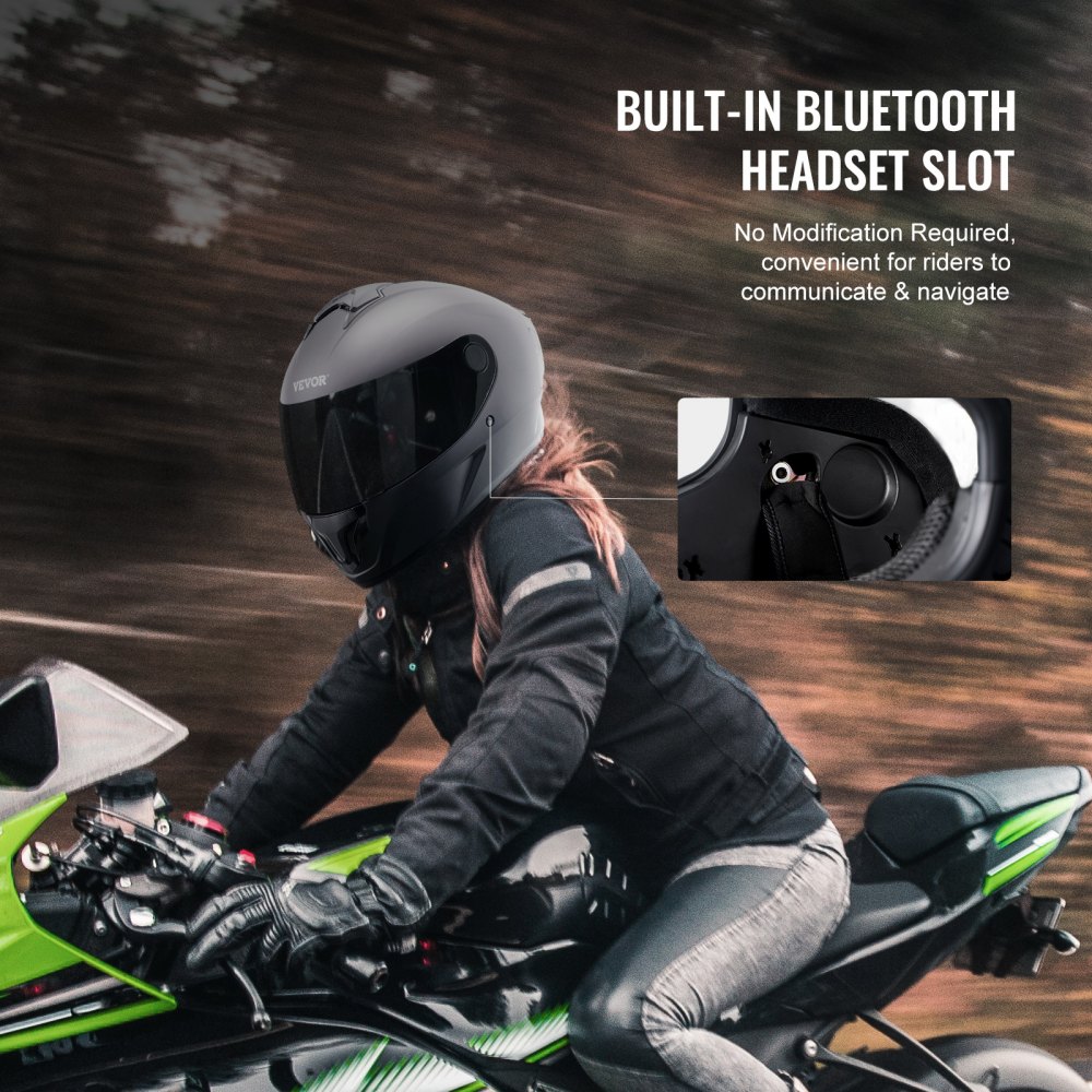 03169 GIKE Full Face Motorcycle Helmet with Additi detail photo 5