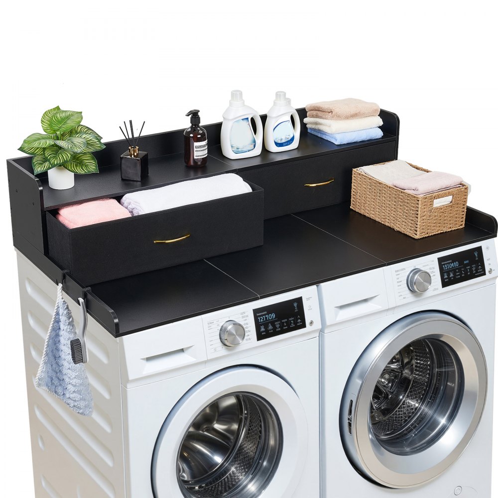 02616 VEVOR Washer and Dryer Countertop Wood Laund detail photo 2