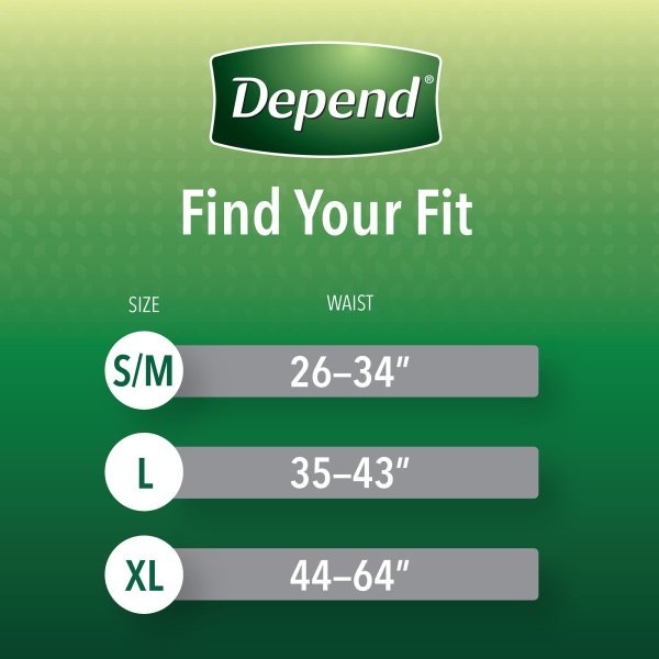 03205 Depend Fit-Flex Incontinence Underwear for M detail photo 7