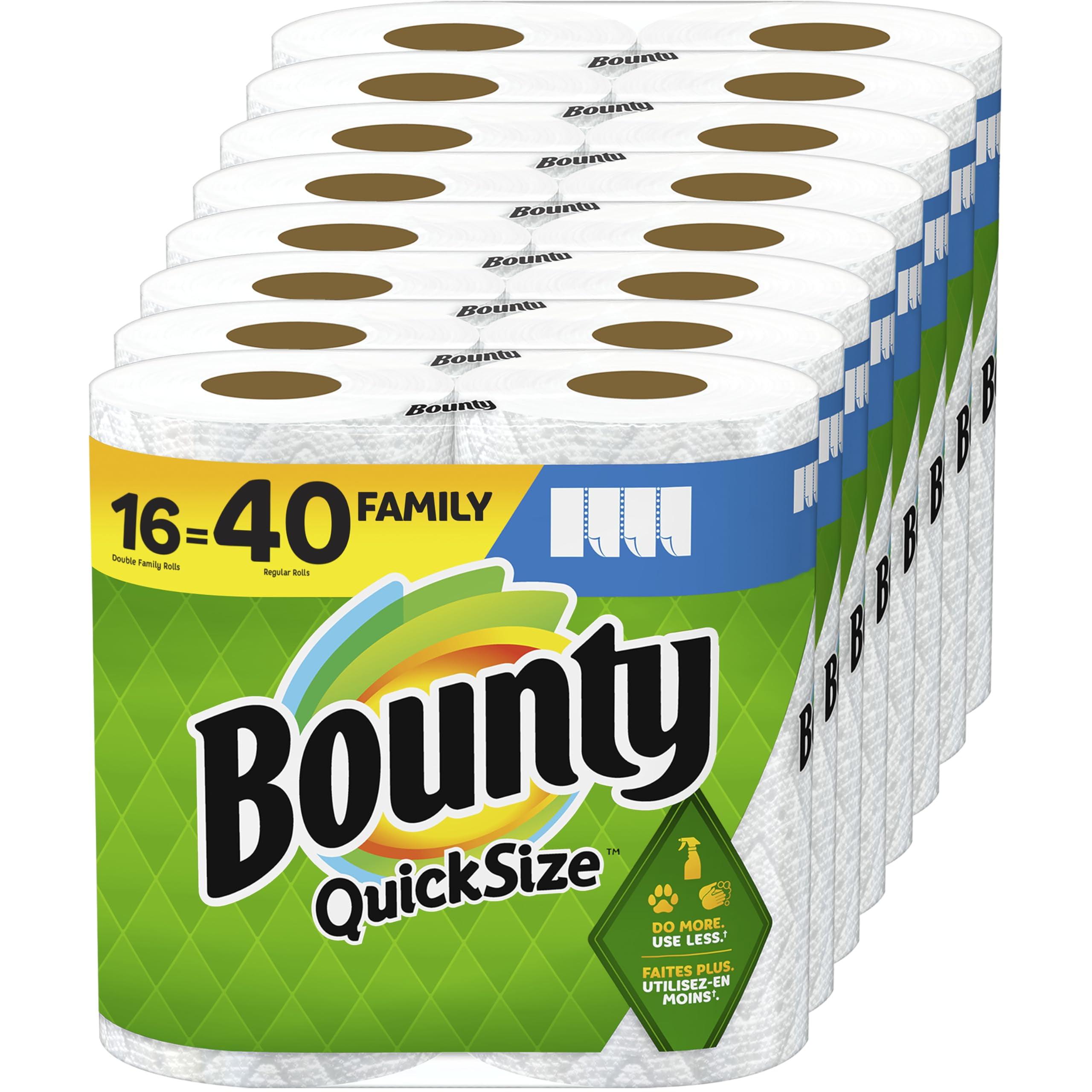 02889 Bounty Quick Size Paper Towels White Family, stock photo — view 1