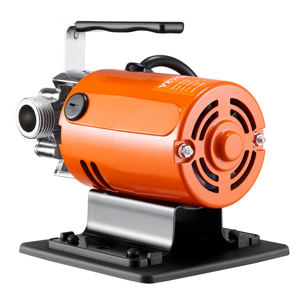 02935 VEVOR Portable Utility Pump 360 GPH 1/10 HP detail photo 10