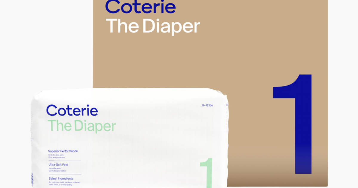 03473 Coterie The Diaper Size N Newborn 93 Count B detail photo 2