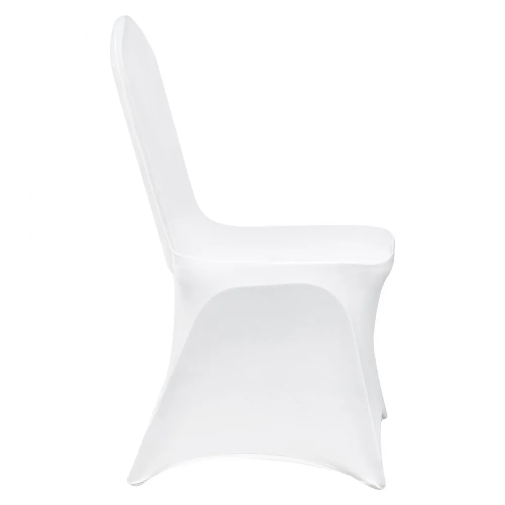 02947 VEVOR White Spandex Banquet Chair Covers — Q detail photo 11
