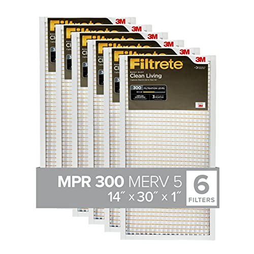 03376 3M Filtrete 14x30x1 Air Filter MPR 300 Basic detail photo 2