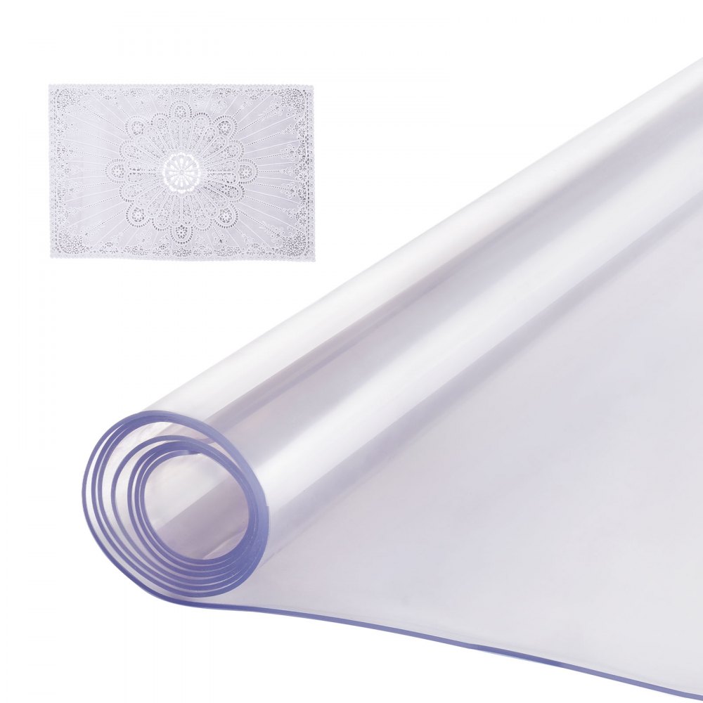 02576 Clear PVC Table Mat Protector Transparent De, stock photo — view 1