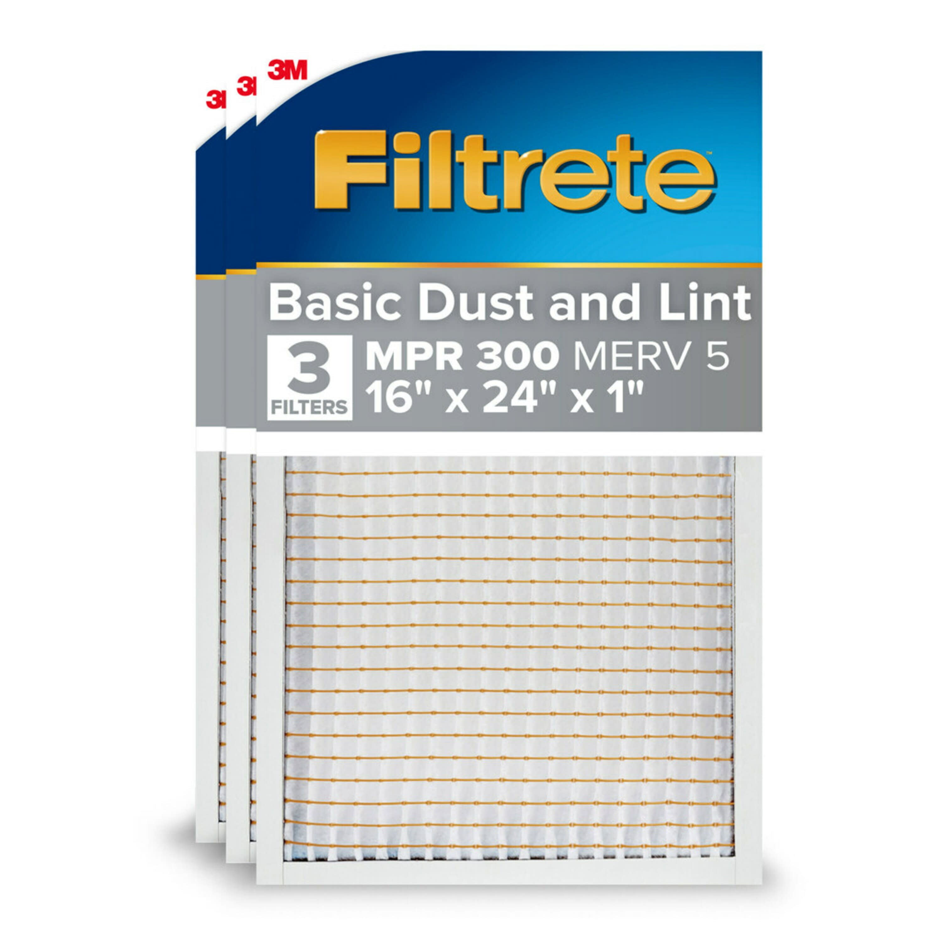 03278 3M Filtrete 16x24x1 Air Filter Combo Pack HV, stock photo — view 1