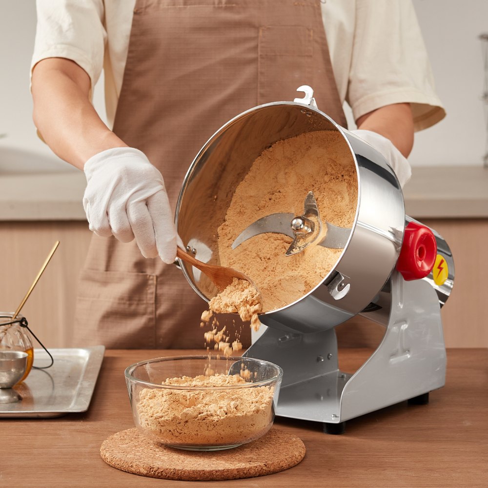 02577 VEVOR Electric Grain Grinder 2500g Swing Typ detail photo 8