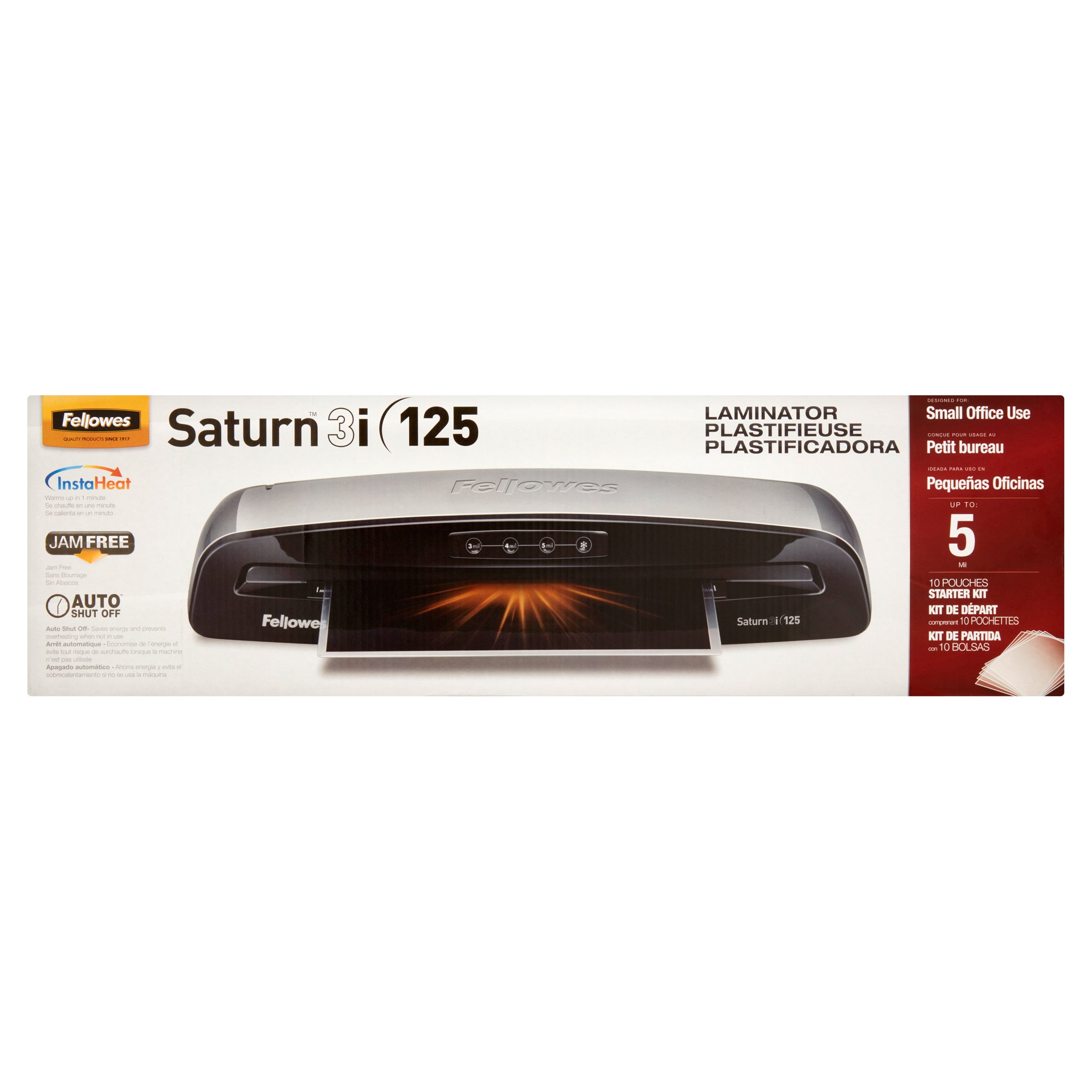 03395 Fellowes Saturn3i 125 12.5 Inch Thermal Lami, stock photo — view 1
